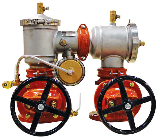 APOLLO 6" 4ANLF LEAD FREE "N" PATTERN REDUCED PRESSURE PRINCIPLE ASSEMBLY WITH NRS GATE VALVES