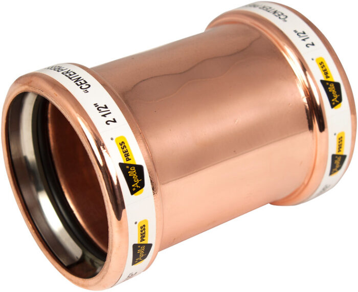 PF 1COUP-LS COPPER PRESS FITTING 1" COUPLING LESS STOP