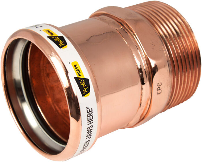 PF 1MADAPT COPPER PRESS FITTING 1" MALE ADAPTER