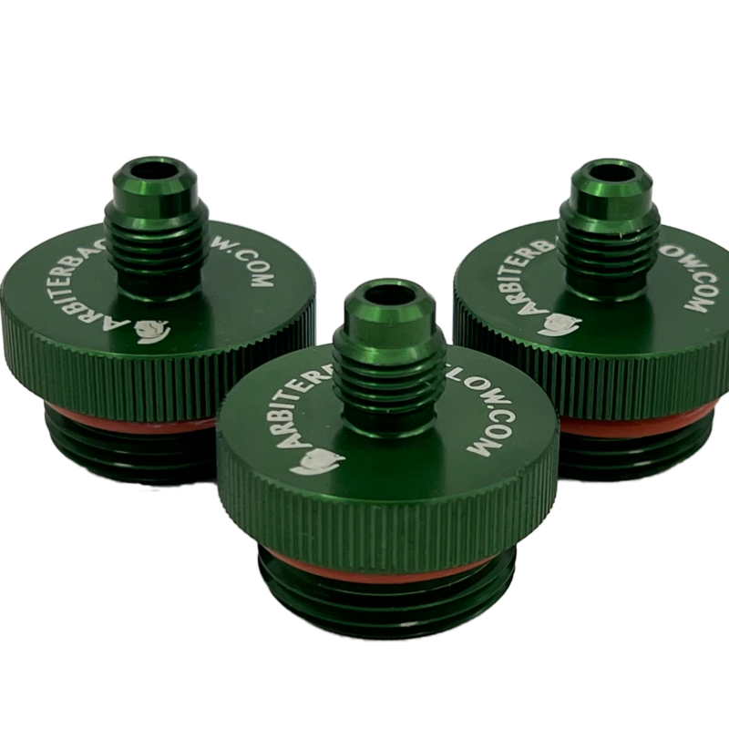 QT 175A 3/4" ANODIZED ALUM TEST FITTINGS