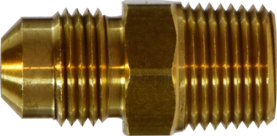 1/4" X 1/4" FLARE X MIP ADAPTER BRASS FITTING