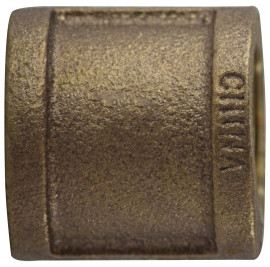 1 1/2" STD LEAD FREE BRASS COUPLING