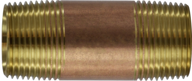 1 1/2" X 5 1/2" STD BRASS NIPPLE (LEAD FREE)