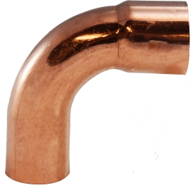 1 1/2" C X C STREET 90 ELL LONG RADIUS COPPER FITTING