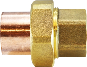 1 1/2" C X C UNION COPPER FITTING