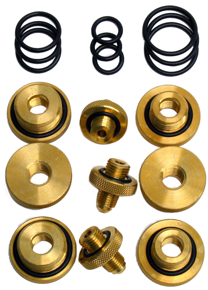 MIDWEST 110617 - 1/4"- 1/2" - 3/4" STRAIGHT QUICK CONNECTOR TEST FITTINGS
