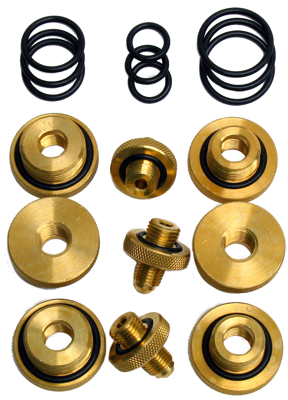 MIDWEST 110617 - 1/4"- 1/2" - 3/4" STRAIGHT QUICK CONNECTOR TEST FITTINGS