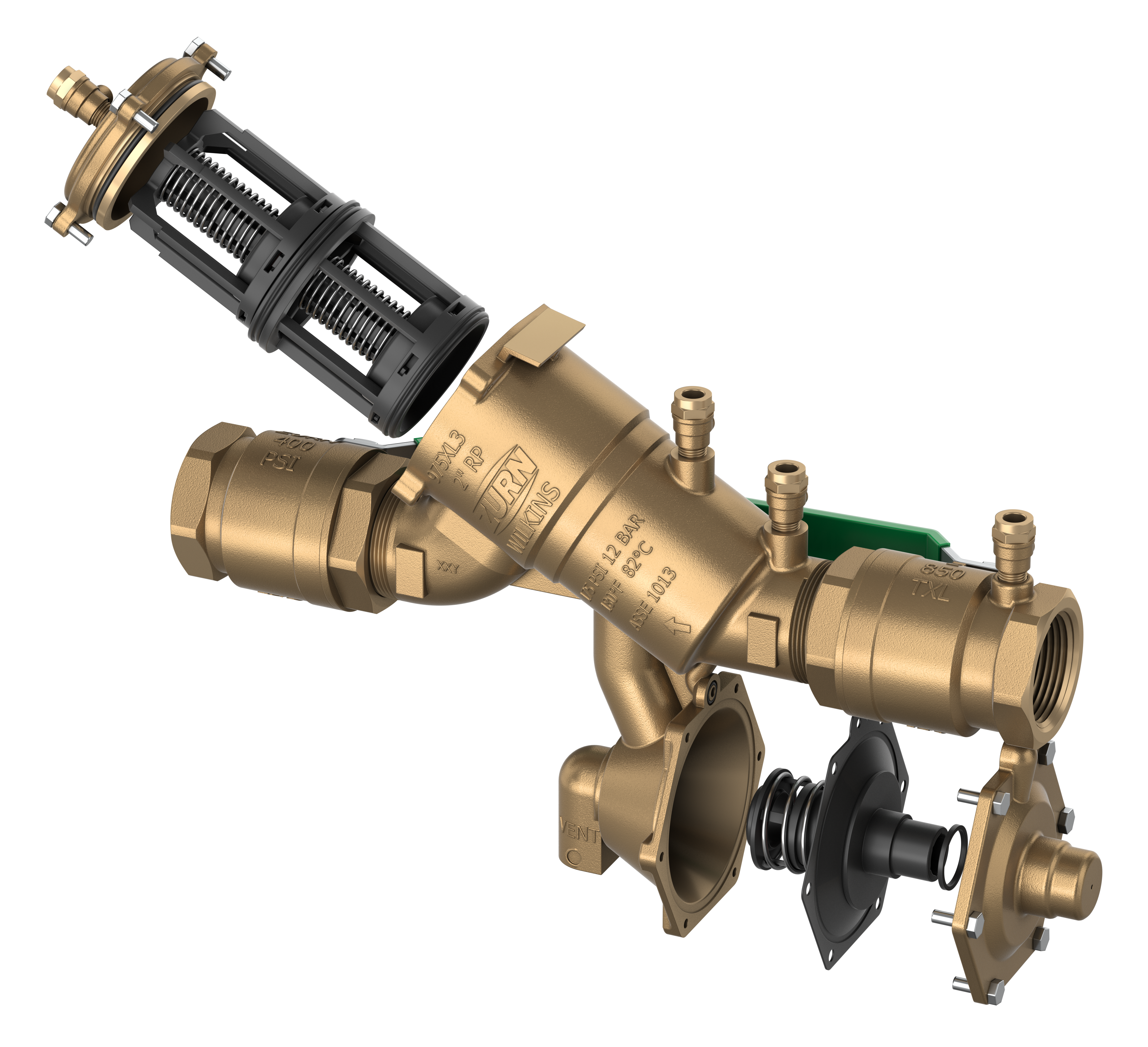 WILKINS 1 1/4" 975XL3 RP BACKFLOW ASSEMBLY (LEAD FREE) - Image 3