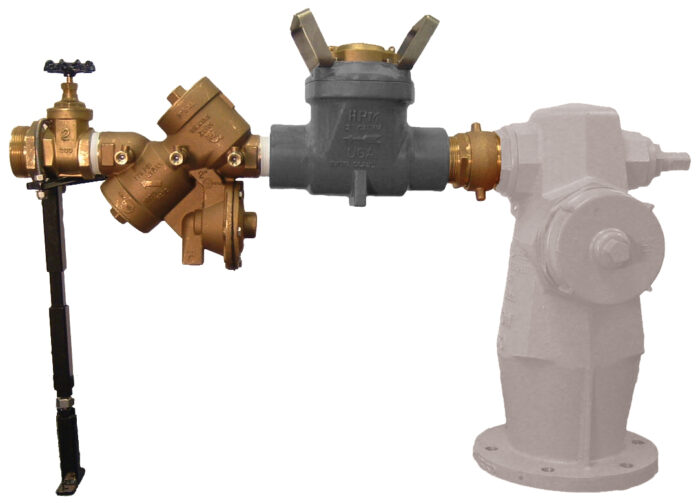 WILKINS 2" 975XLHBM HYDRANT BACKFLOW METER