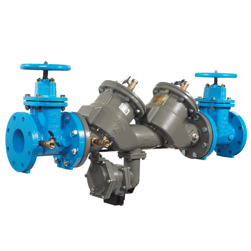FEBCO 3" LF860-NRS-FS RP BACKFLOW PREVENTION ASSEMBLY WITH NRS GATE VALVES, FLOOD SENSOR (LEAD FREE)