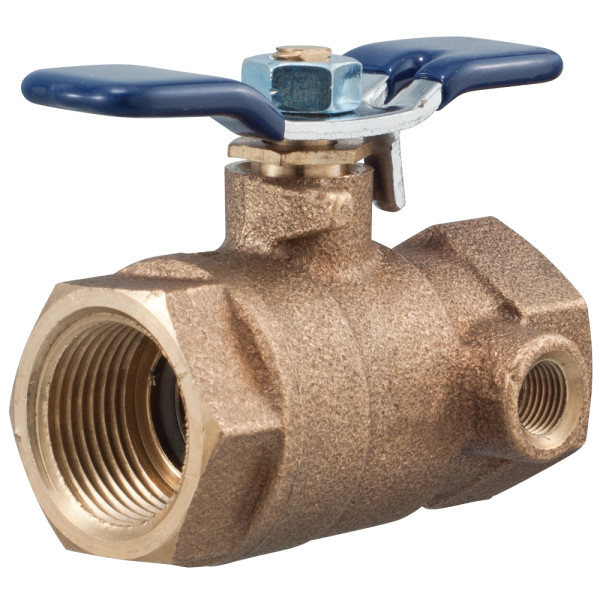 FEBCO 781244LL - 1/2" LF622FT BALL VALVE TAPPED FOR TEST COCK (LEAD FREE)