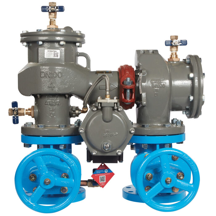 FEBCO 6" LF880V-FS N-PATTERN RP BACKFLOW ASSEMBLY WITH NRS GATE VALVES, FLOOD SENSOR (LEAD FREE)