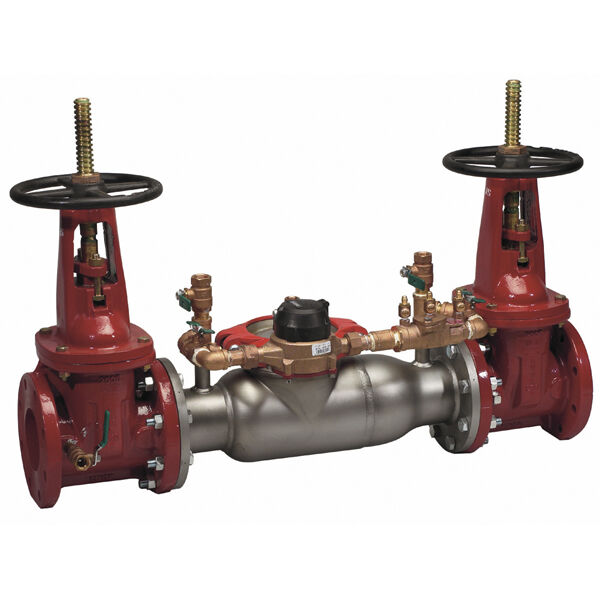 AMES 10" 3000SS DCDA BACKFLOW PREVENTION ASSEMBLY WITH OS&Y GATE VALVES AND CF METER