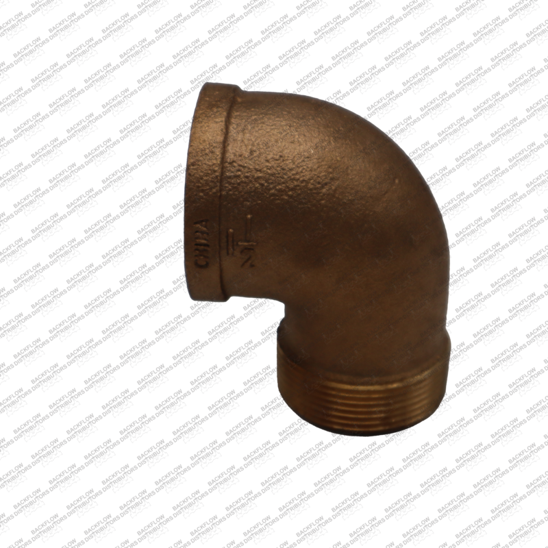 1 1/4" STD BRASS STREET 90 ELL