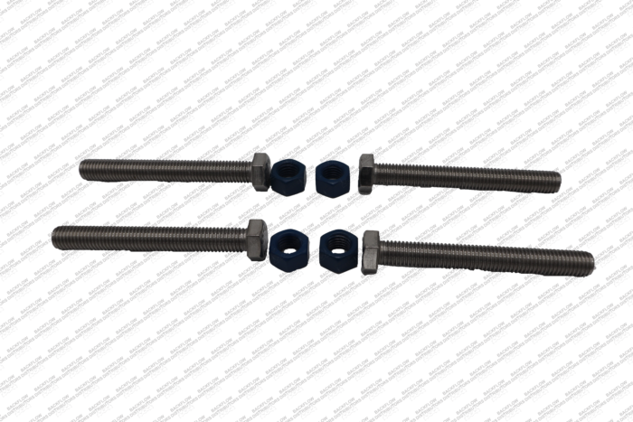 4" 150# PLATED BOLT & NUT SET 8 EA 5/8" X 3" BOLTS