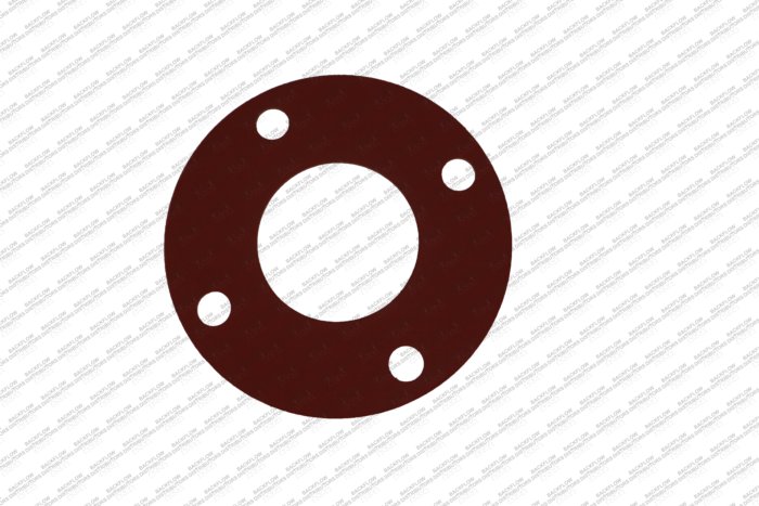 3" RED RUBBER FULL FACE GASKET, 150# - 1/8" THICK - FLANGE GASKET