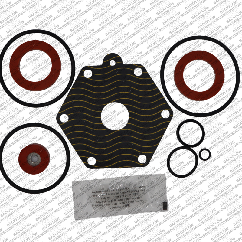 WL RK114975XL3R - WILKINS RUBBER KIT, 1 1/4" - 1 1/2" 975XL3, DIAPHRAGM, SEAL RINGS AND O-RINGS (RUBBER FOR BOTH CHKS AND  RV)