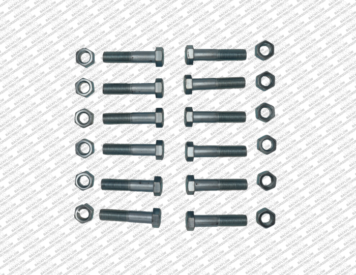 12" 150# PLATED BOLT & NUT SET