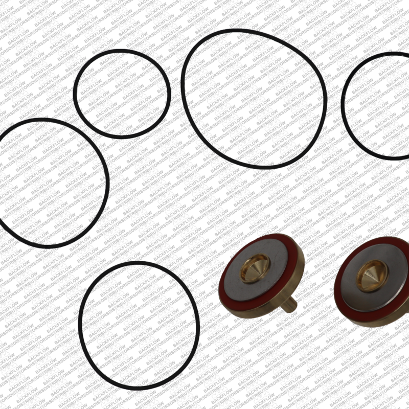 WATTS 0887041 - RT KIT - TOTAL RUBBER REPAIR KIT FOR 1 1/2" - 2" 007-QT DC ASSEMBLIES **CONTAINS LEAD**