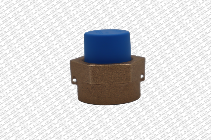 3/4" X 1-1/2" LONG BRASS METER COUPLING