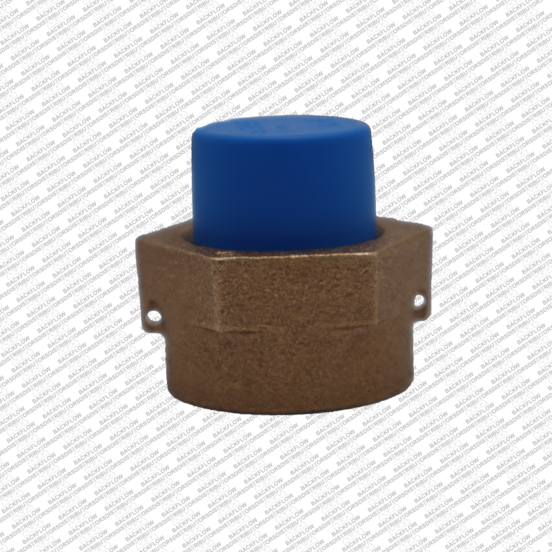 3/4" X 1-1/2" LONG BRASS METER COUPLING
