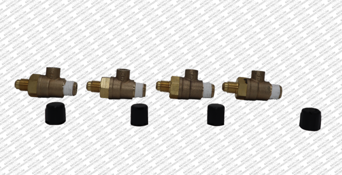 WL RK18860XLFTSET - WILKINS RK18-860XLFT LEAD FREE FAST TEST COCK 1/8" MIP X 1/4" MF PACK OF FOUR